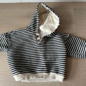 Zara Kids striped hoodie